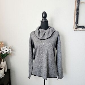 Calvin Klein Cowl Neck Pull Over Oversized Sweater Athleisure Loungewear Small